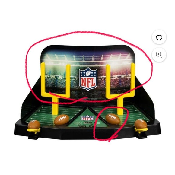 Franklin Sports Mini Football Field Goal Tabletop Game - Picture 7 of 7